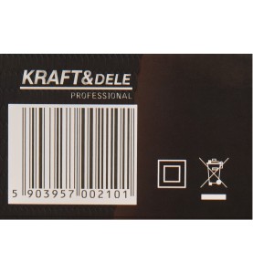 Strichcode und Beschriftungen auf der Verpackung des KD10406