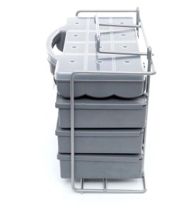 Seitenprofil des Metallständers für O-Ring-Organizer KD10505