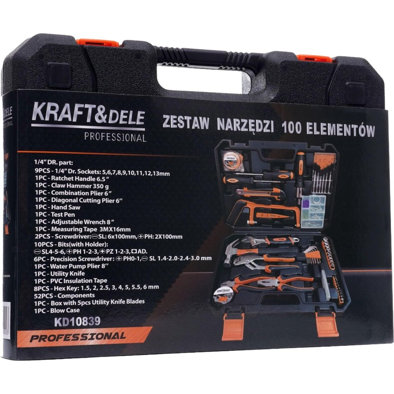 Werkzeugset 100-tlg. KRAFT&DELE KD10839