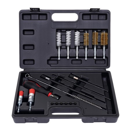 Purkštukų lizdų valymo šepečių rinkinys 19 vnt. KRAFT&DELE KD10049