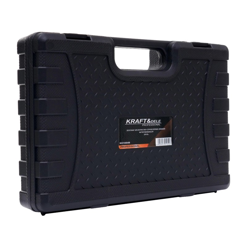 Purkštukų lizdų valymo šepečių rinkinys 19 vnt. KRAFT&DELE KD10049