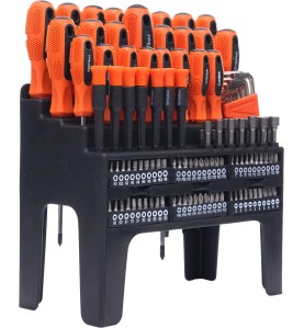 Schraubendreher- und Bit-Set 122-tlg. KD10958 - Seitenansicht des Werkzeugständers