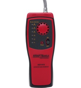 Zbliżenie na panel sterowania wykrywacza gazu KD11410