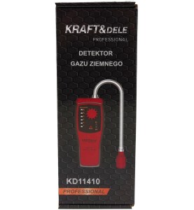 Front opakowania detektora gazu ziemnego KD11410