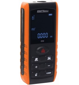 Dalmierz laserowy Kraft&Dele KD11417 widoczny z przodu pod kątem