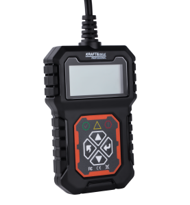 Skaner diagnostyczny OBD II KD5670 z widocznym panelem sterowania