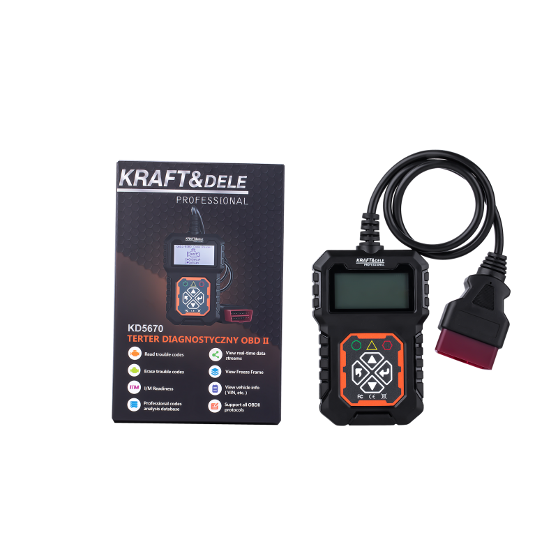 KRAFT&DELE KD5670 OBD II diagnosztikai szkenner