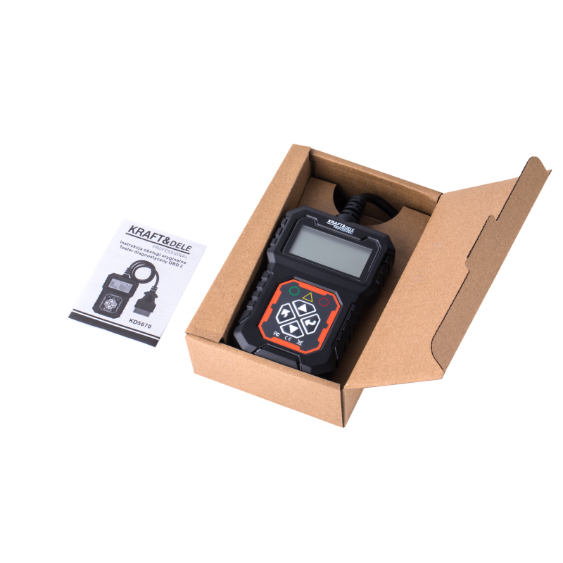Diagnostikos skaitytuvas OBD II KRAFT&DELE KD5670 Diagnostikos skaitytuvas OBD II KRAFT&DELE KD5670