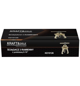 Pudełko ściągacza 3-ramiennego Kraft&Dele KD10126 widok z boku