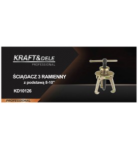 Grafika na opakowaniu ściągacza 3-ramiennego KD10126