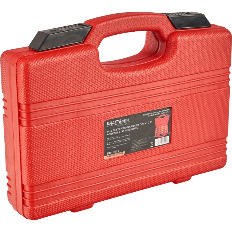Olajleeresztő csavar menetjavító készlet 64db. KRAFT&DELE KD10511 Olajleeresztő csavar menetjavító készlet 64db. KRAFT&DELE KD10511