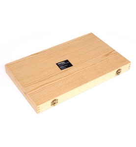 Schnitzbeitel-Set 12-tlg. KD11775 - geschlossener Holzkasten mit Werkzeug