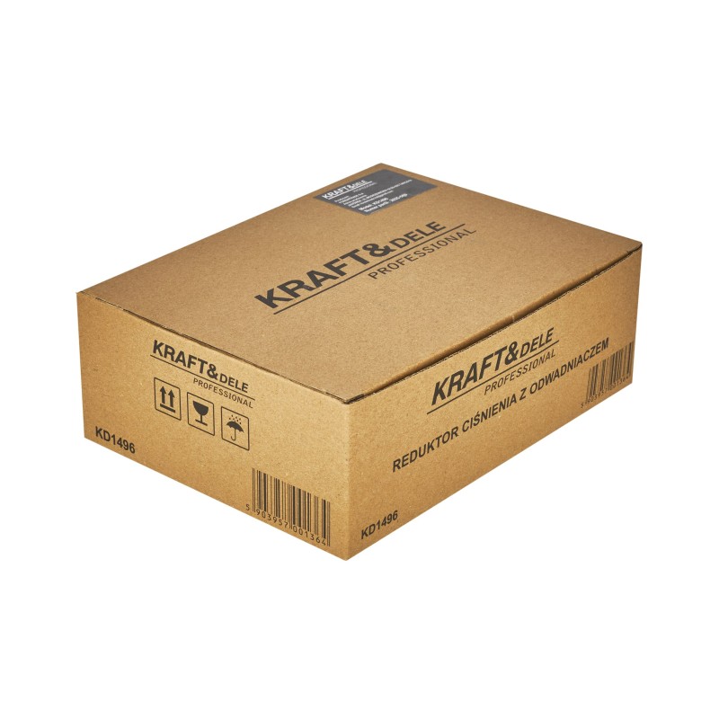Nyomáscsökkentő vízleválasztóval és olajozóval 1/2" KRAFT&DELE KD1496 Nyomáscsökkentő vízleválasztóval és olajozóval 1/2" KRAFT&DELE KD1496