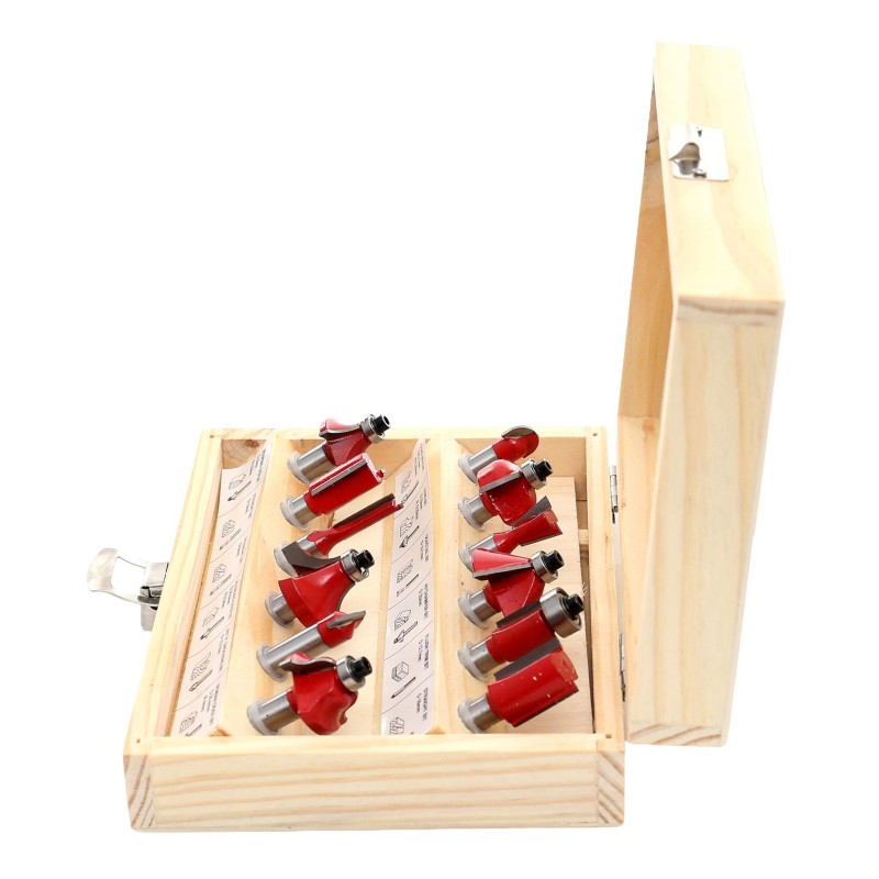 Holzfräser-Set 12-tlg. KRAFT&DELE KD10282