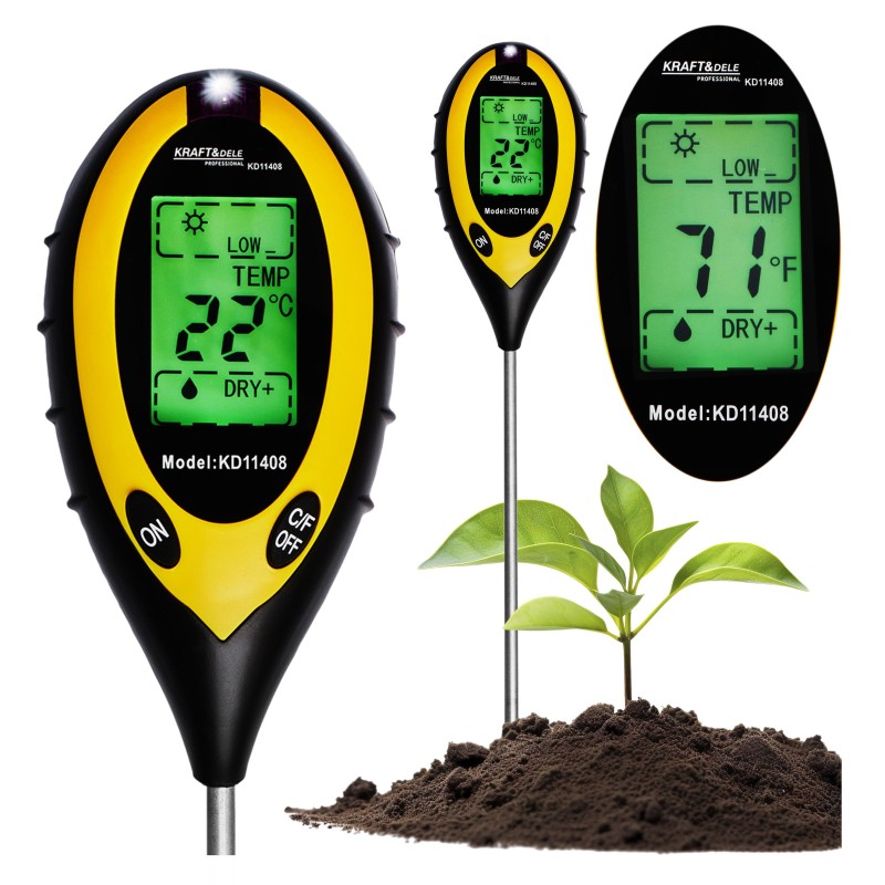 4-in-1 Bodenmessgerät KRAFT&DELE KD11408 4-in-1 Bodenmessgerät KRAFT&DELE KD11408