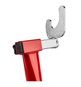 Metalowy uchwyt serwisowy stojaka KD340 widok z boku