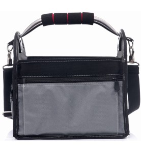 Rückseite der Werkzeugtasche KD2036 mit zusätzlicher Reißverschlusstasche