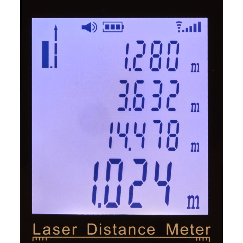 Lézeres digitális távolságmérő 100m KRAFT&DELE KD10408