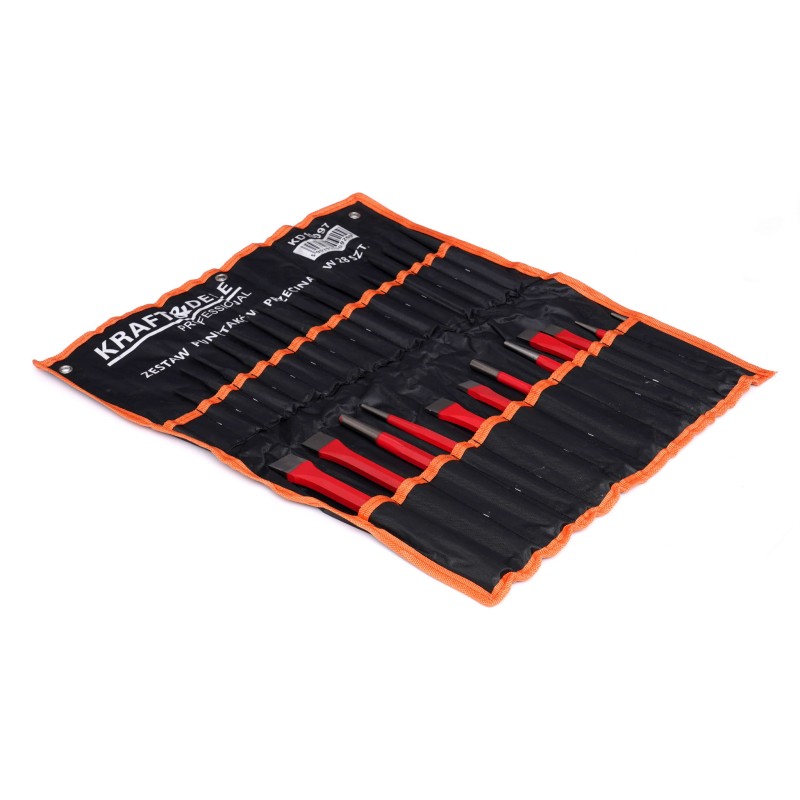 Kaltų ir centravimo įrankių rinkinys 28vnt. KRAFT&DELE KD10097
