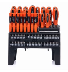 Atsuktuvų ir antgalių rinkinys 100 vnt. KRAFT&DELE KD10957