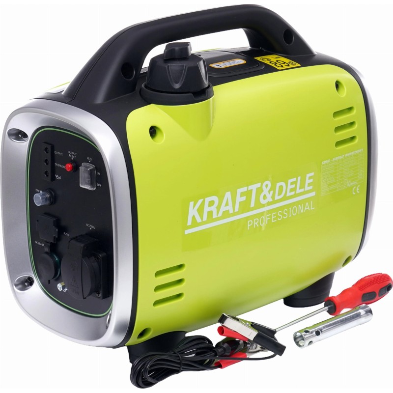 Inverteres áramfejlesztő 1,2kW / 1,3kW KRAFT&DELE KD683 Inverteres áramfejlesztő 1,2kW / 1,3kW KRAFT&DELE KD683