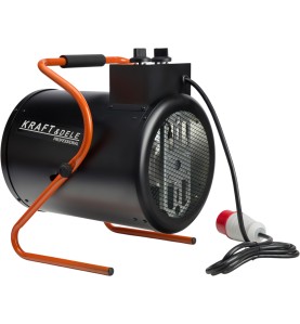 Nagrzewnica elektryczna 10kW KD11724 z widocznym przewodem zasilającym i wtyczką siłową