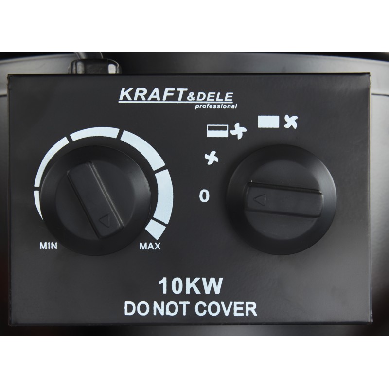 Elektromos hőlégfúvó 10kW 400V KRAFT&DELE KD11724