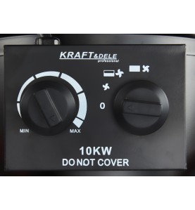 Panel sterowania nagrzewnicy elektrycznej 10kW KD11724 z pokrętłami