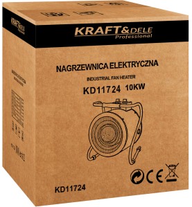 Opakowanie kartonowe nagrzewnicy elektrycznej Kraft&Dele KD11724