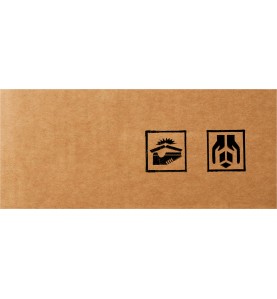 Symbole ostrzegawcze na pudełku nagrzewnicy elektrycznej KD11724