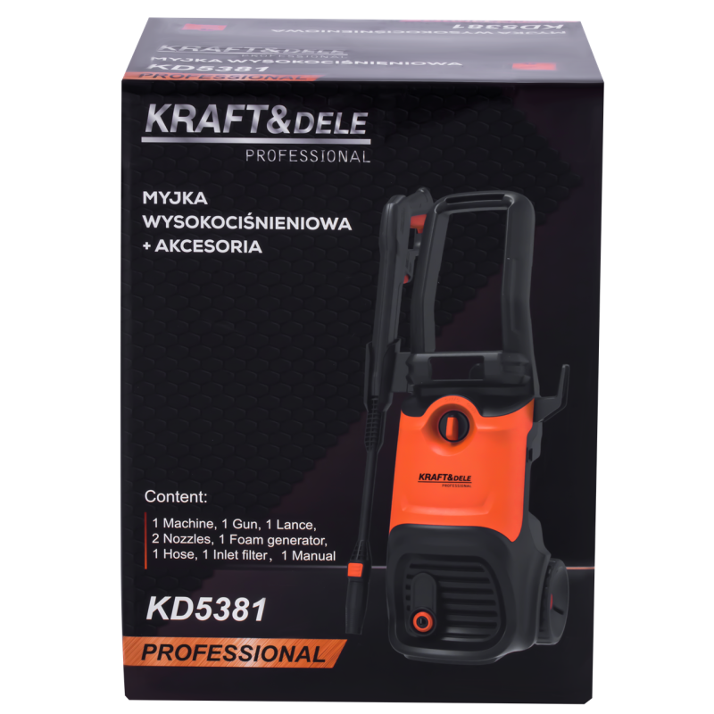 KRAFT&DELE 3000W 240 bar magasnyomású mosó KD5381