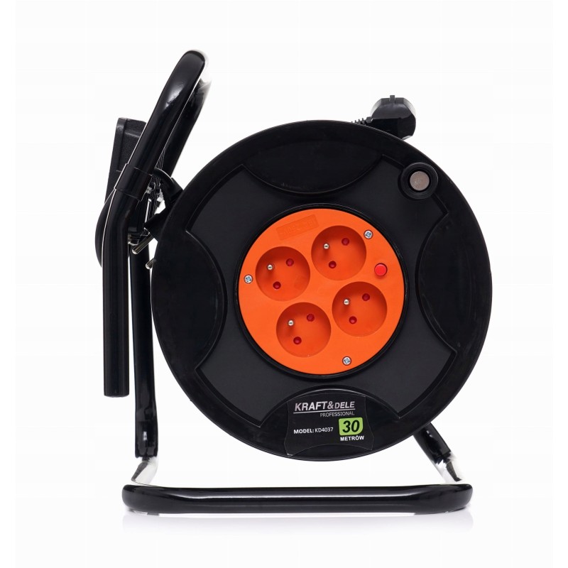 Kabeltrommel 30m mit 20W LED-Strahler KRAFT&DELE KD4037
