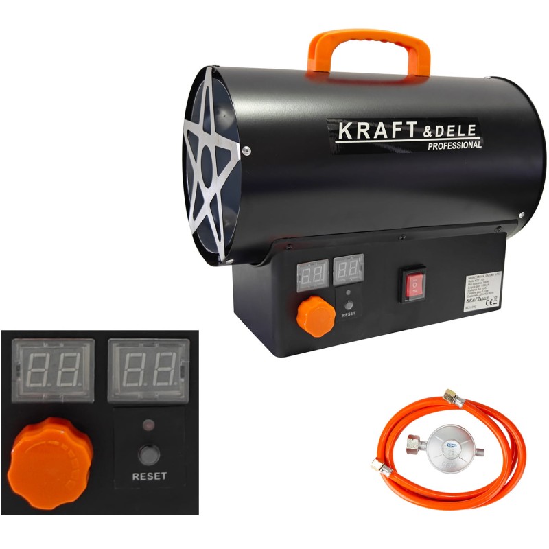 Gasheizgebläse 25kW KRAFT&DELE KD11700 Gasheizgebläse 25kW KRAFT&DELE KD11700