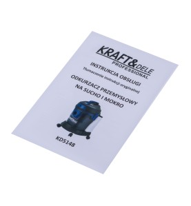 Instrukcja obsługi odkurzacza przemysłowego Kraft&Dele KD5148