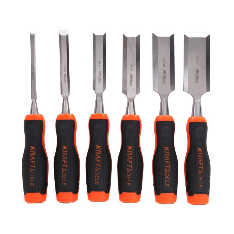 Stechbeitel Set 6-38mm 6-tlg. KRAFT&DELE KD11772