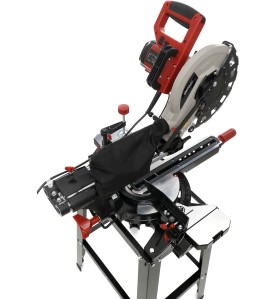 Gehrungssäge KD3010, Draufsicht auf Tisch und Bedienelemente