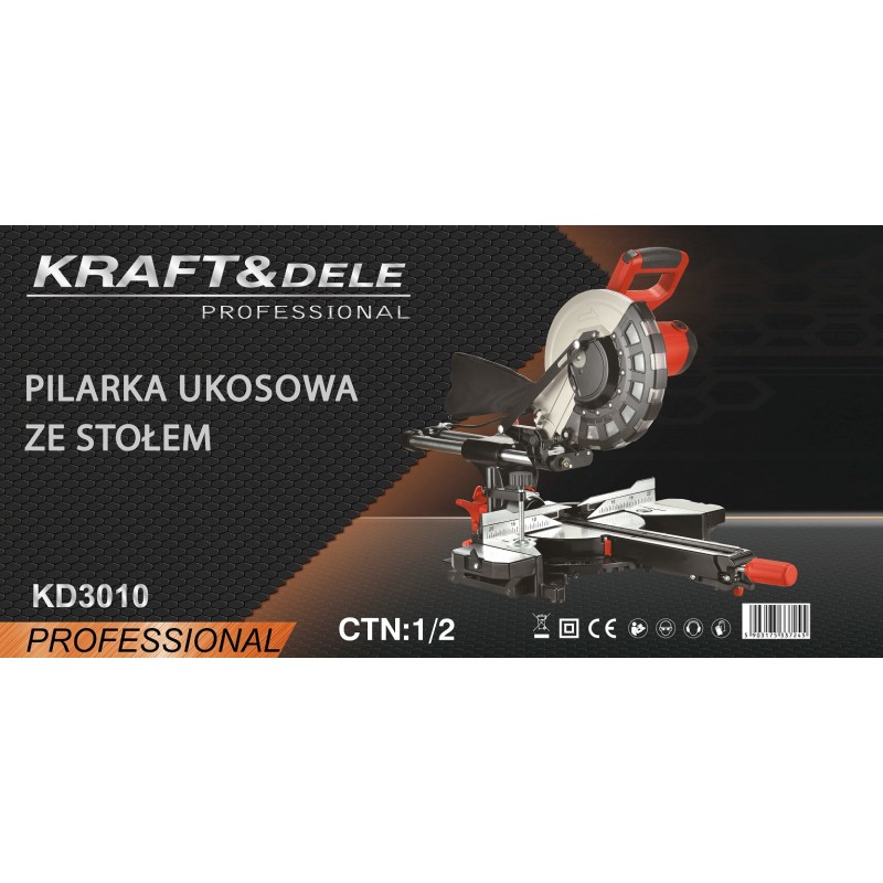 KRAFT&DELE Kappsäge 2500W KD3010 KRAFT&DELE Kappsäge 2500W KD3010