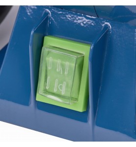 Nahaufnahme des Schalters der Tischschleifmaschine KD532-Z mit Schutz