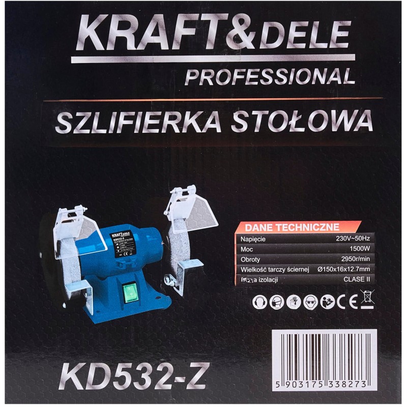 Tischschleifmaschine 1500W KRAFT&DELE KD532-Z