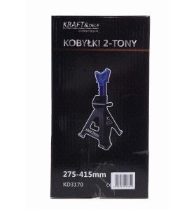 Pudełko kobyłek samochodowych 2T 275-415mm KD3170 - tył opakowania z kodem kreskowym