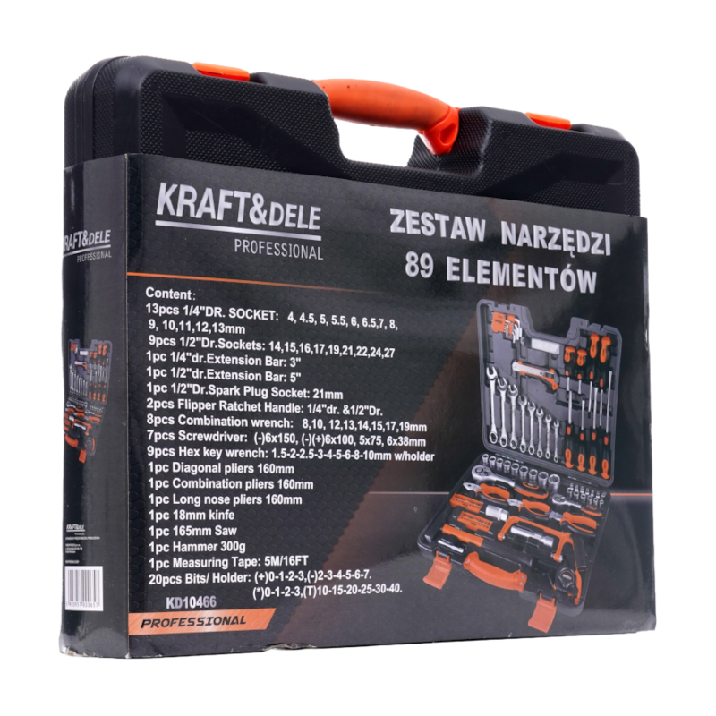 Werkzeugset 89-tlg. KRAFT&DELE KD10466 Werkzeugset 89-tlg. KRAFT&DELE KD10466