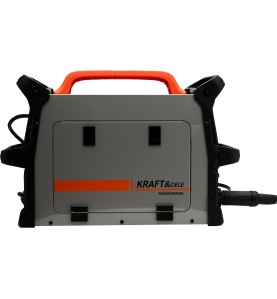 Spawarka inwertorowa KD3422 - widok z boku na obudowę z logo Kraft&Dele