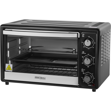 Elektrischer Ofen 30L 1650W mit Drehspieß KRAFT&DELE KD4111