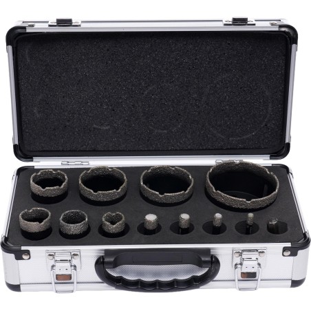 Otwornice diamentowe w walizce 6-68mm 12szt. KD11227 - zdjęcie główne