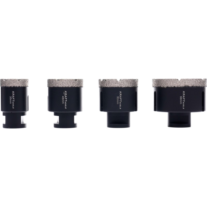 Gyémánt lyukfűrész készlet kofferben 6-68mm 12db KRAFT&DELE KD11227