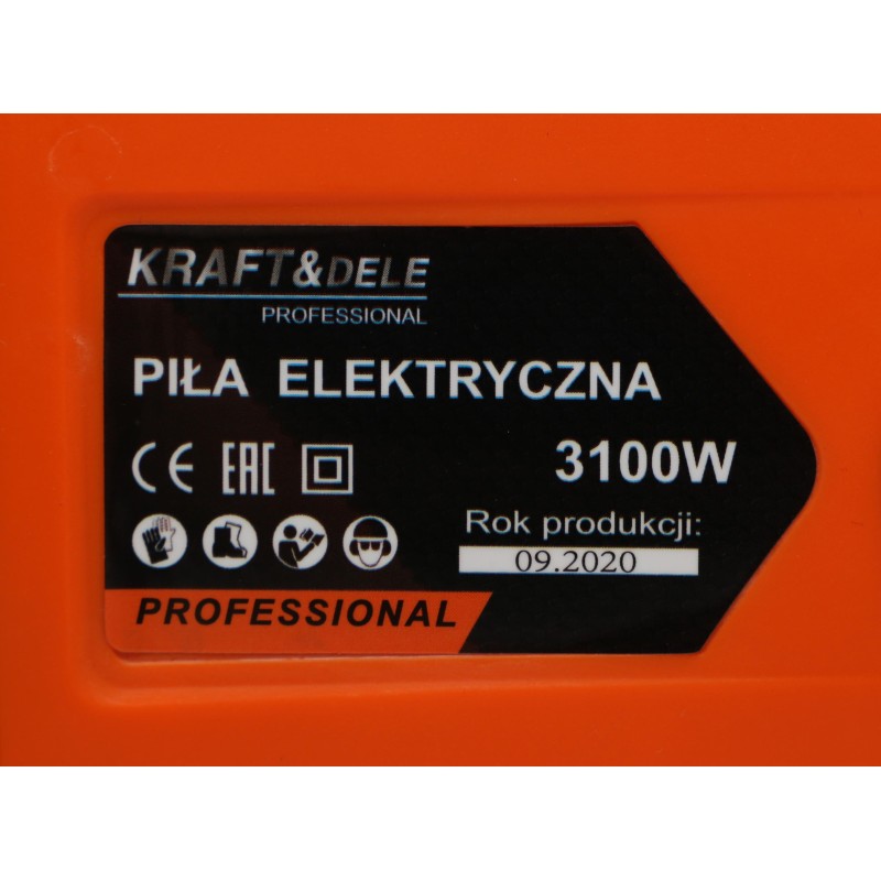 Piła elektryczna łańcuchowa KRAFT&DELE 3100W 16'' 40cm KD10640