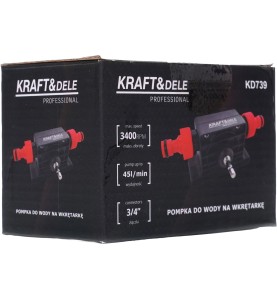 Opakowanie kartonowe pompy do wody na wkrętarkę KD739