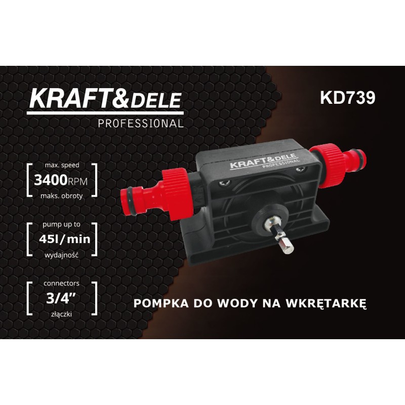 Vandens siurblys suktuvui 45l/min 3/4" KRAFT&DELE KD739
