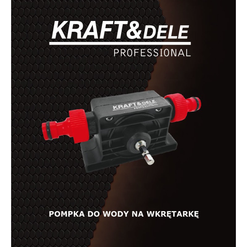 Wasserpumpe für Akkuschrauber 45l/min 3/4" KRAFT&DELE KD739