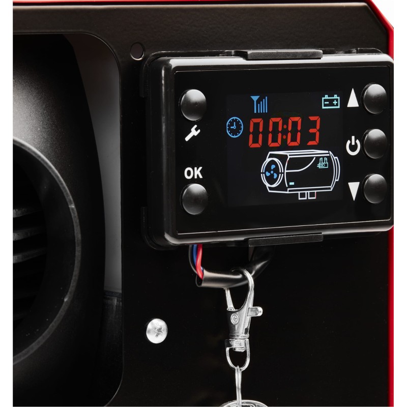 Állóhelyzeti fűtés 9kW 12/230V KRAFT&DELE KD11780